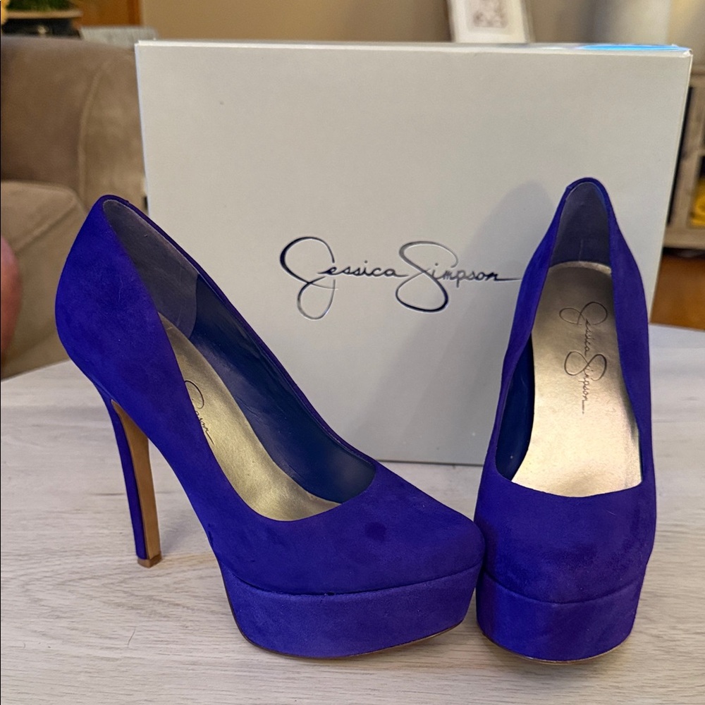 Jessica Simpson Vibrant Purple Heels